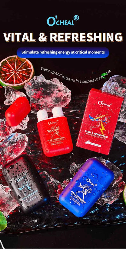 O'CHEAL Alcohol Free Energizing Aromatherapy Inhaler Bar Vapors Stick