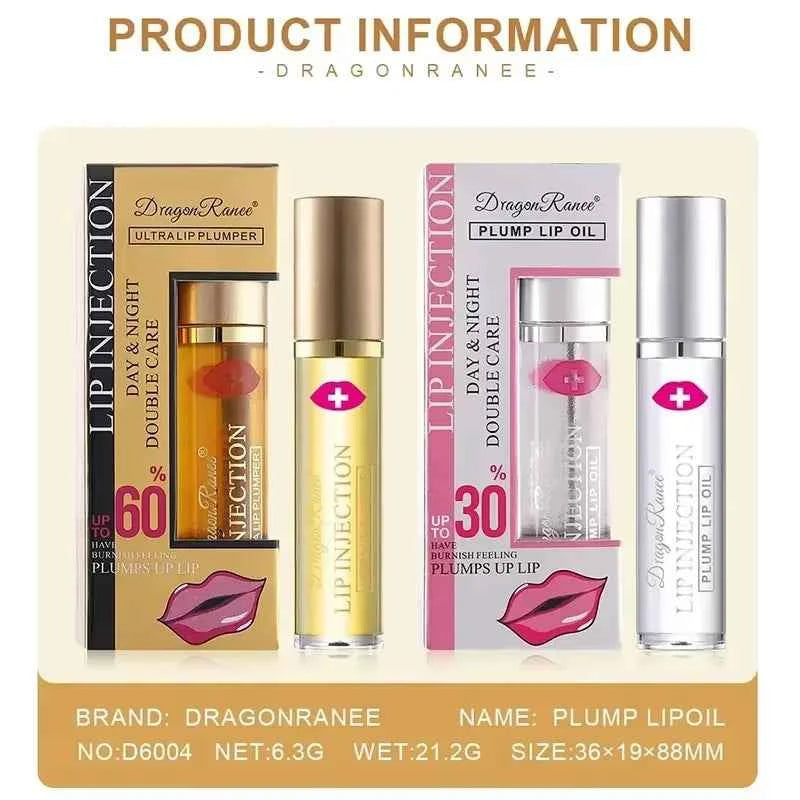 Instant Lip Plumper Oil And Gloss Serum For Volumizing Anti Wrinkle Lip Care
