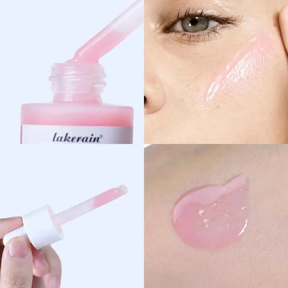 PDRN Pink Peptide Serum, Pink Glow Serum, Peptide Niacinamide Hydrating  Moisturizing Firming,Uneven Skin Tone,Korean Skin Care