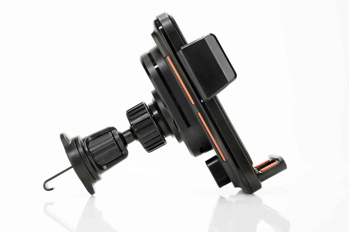 15W Wireless And Wired Car Charger Holder Qi Certified With Auto Sensing Release