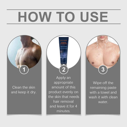 East Moon Avocado Man Hair Removal Cream For Men Intimate Areas Painless