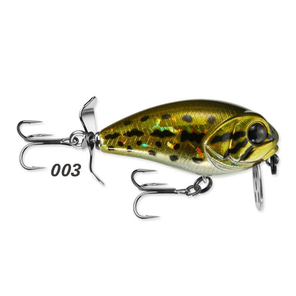 Lureholic 45mm 9g Bubble Trap Crank 45F Wobbling Action Floating Hard Bait