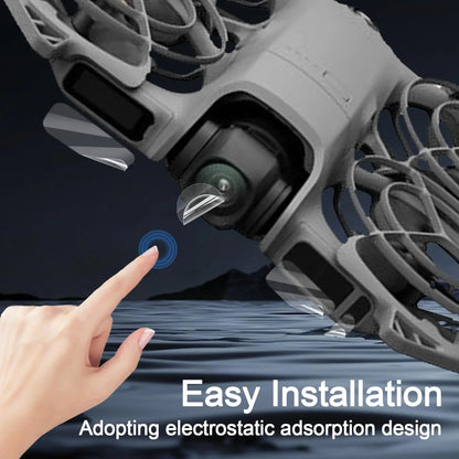 For DJI Neo 2 Lens & Senso & Side Screens Protector 9H Tempered Glass High-definition Camera Films for DJI Neo 2 Hydrogel Film