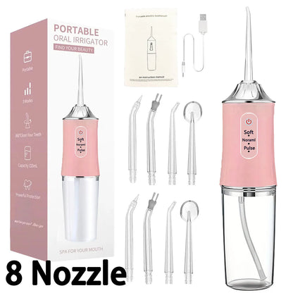 Dental Irrigator Water Flosser Bpa-Free Nozzles Replacement Orthodontic Gurunanda Kids Power Tooth Oral Irrigador Teeth Flossing