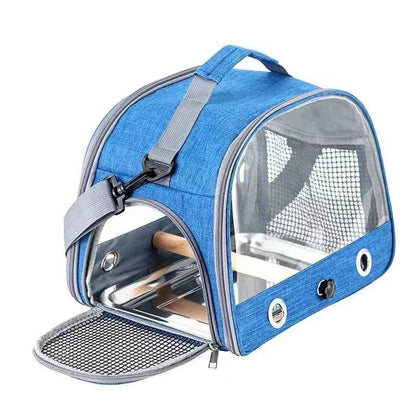Foldable Portable Pet Backpack Carrier With Transparent Window For Small Pets