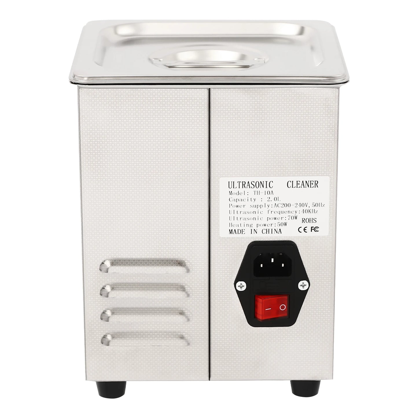 2L Ultrasonic Cleaner, Ultrasonic Cleaning Machine, Ultrasonic Cleaner 40khz AC200-240V used in homes, laboratories