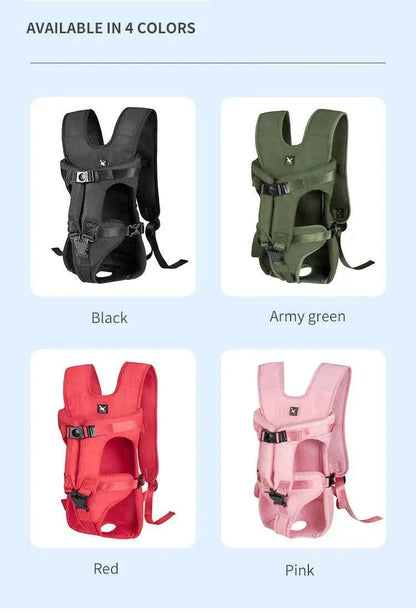 Pet Backpack Carrier For Cats And Dogs Front Travel Bag For Small Medium Dogs