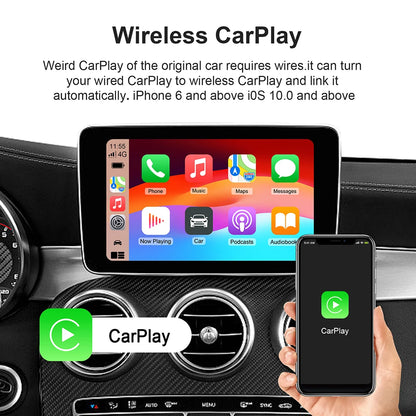 Android 13 CarPlay Ai Box Wireless Box for Netflix YouTube Wireless Carplay Android Auto Car Smart Systems for Wired Carplay