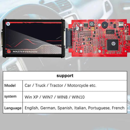 KESS V2.80 EU Red 4 LED KTAG V7.020 Master ECU Programmer OBD2 Tuning