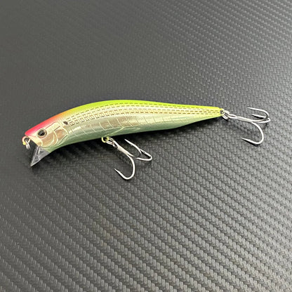 Saltwater Shallow Diving Lure Morethan Crosswake 111F 18g For Sea Bass Mackerel