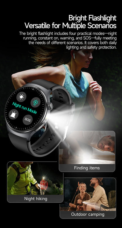 2026 New upgrade Health Check Smart Watch ECG Blood Lipid Uric Acid Body Fat BP Sport Waterproof HD Call Smart Watch Man Women