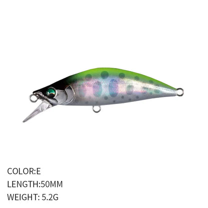 Sinking Minnow Lure 6cm 6.5g Wobbler Jerkbait Bass Sea Fishing Crankbait