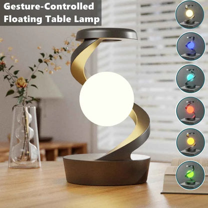 Rotating Floating Table Lamp With 15W Wireless Charger And RGB Light