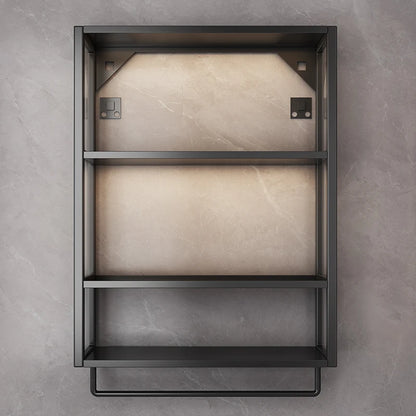 PP+PS Bathroom Storage Rack Wall Mounted Cream Style Towel Holder  Dustproof Toilet Organizer  Cosmetic Counter Shelf