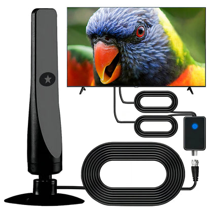 Portable HDTV Antenna Digital HD Aerial HD Digital Smart TV Antenna with Amplifier HDTV-T2 Quick Response Indoor Outdoor Antenna