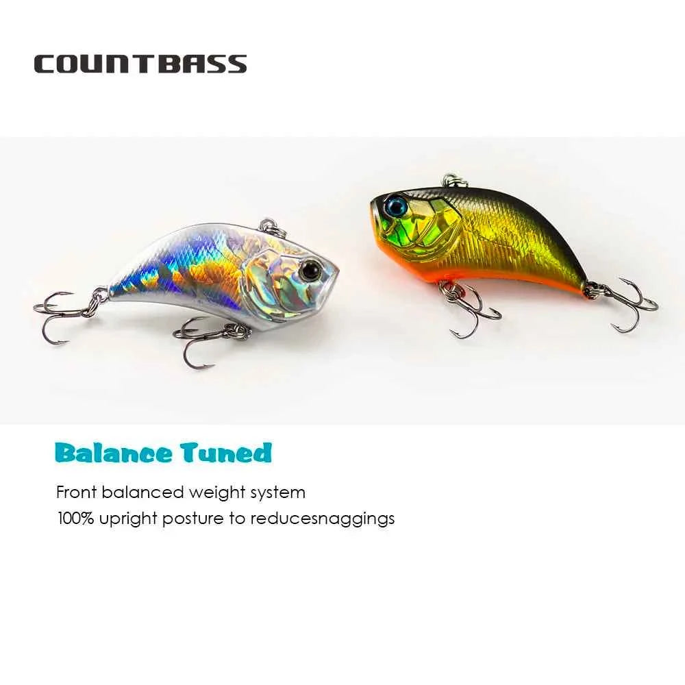 CountBass 55mm 13.5g Lipless Crankbait Vibration Rattling Hard Body Fishing Lure