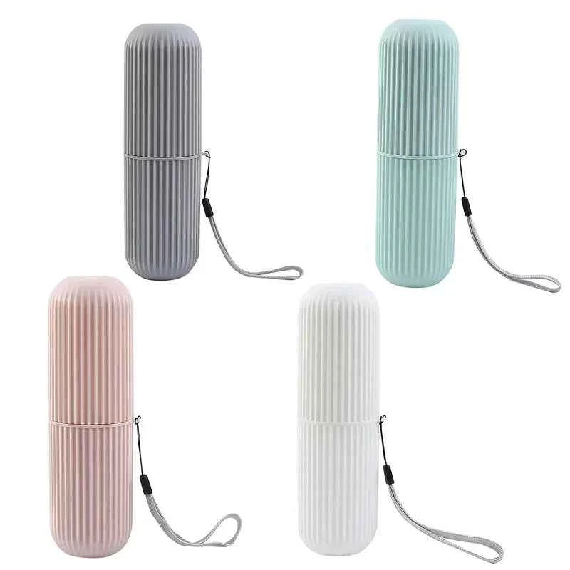 Travel Toothbrush Holder Cup Case Portable Dental Storage Box