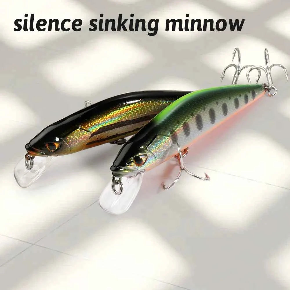 Sinking Minnow Lure Silicone Bait 16g 10.5g Swimbait Sea Fishing Jerkbait