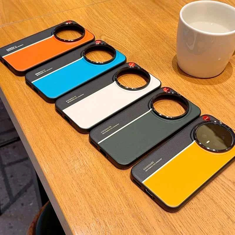 For Honor Magic 8 and Magic 8 Pro phone cases, featuring a two-tone design, a comfortable feel, and fluorescent lines.