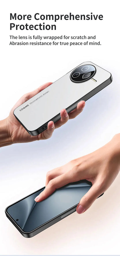 Luxury Shockproof AG Matte Case For XIAOMI POCO F7 Ultra F7 Pro Magnetic PC Frosted 360 Degree Bracket Stand Protective Cover