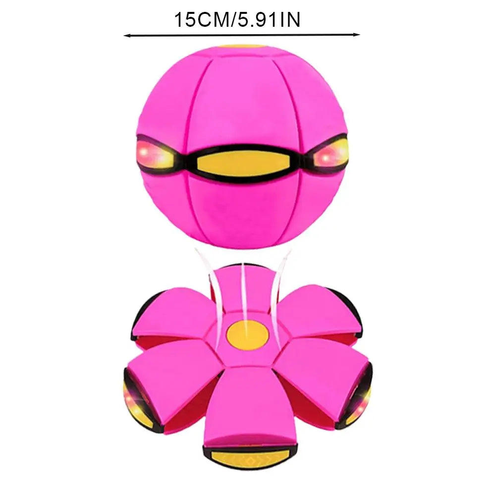 Ufo Stomp Rocket Launcher Magic Flying Saucer Bouncy Stomp Ball Interactive Toys Gift Outdoor Decompression Transformation Sport