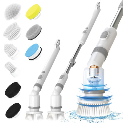 Blossom Electric Cleaning Brush Multifunctional Household Rechargeable Cleaning Tool for Bathroom Kitchen Tyre Electric Scrubber