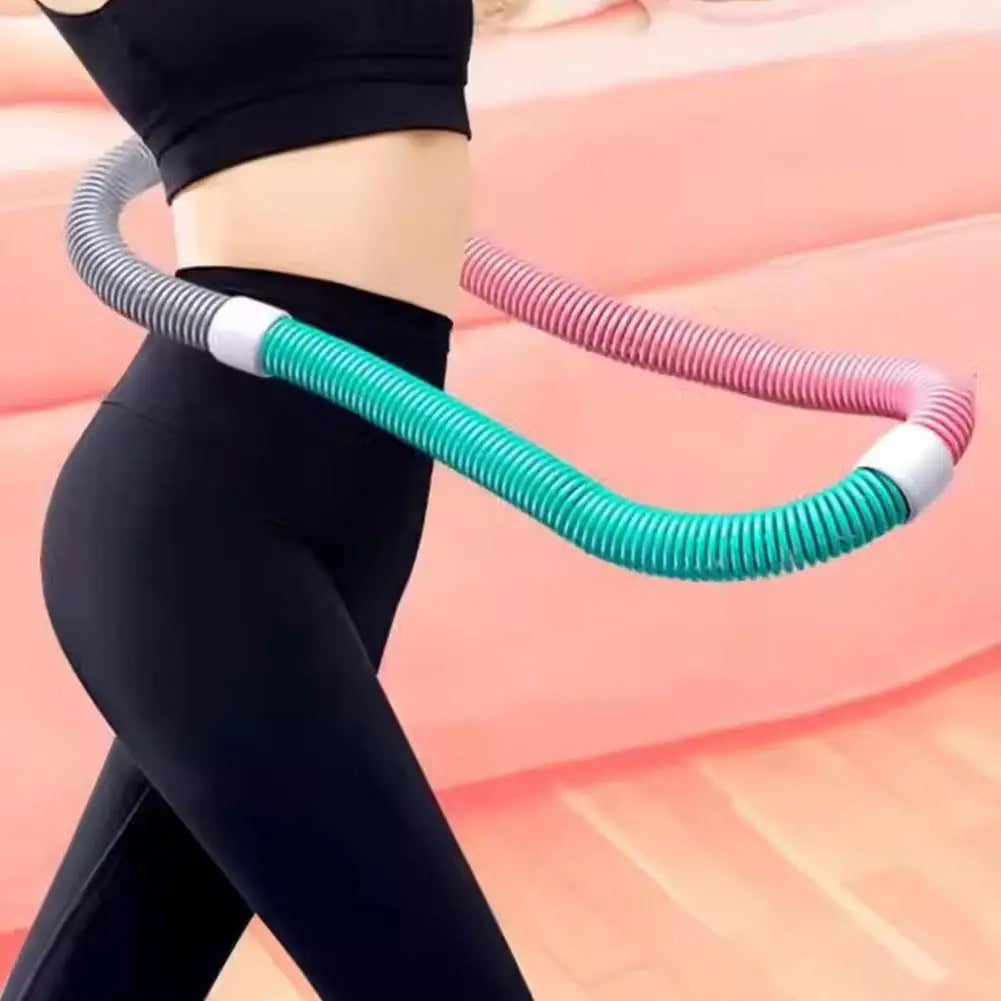 Weighted Spring Steel Frame Foldable Segments Protection Waist Ergonomic Spine Protection Women Home Gym Fitness Soft Spring