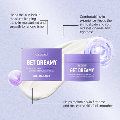 OceAura Dreamy Body Firming Cream 100ml Moisturizing Skin Care Anti Wrinkle