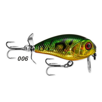 Lureholic 45mm 9g Bubble Trap Crank 45F Wobbling Action Floating Hard Bait
