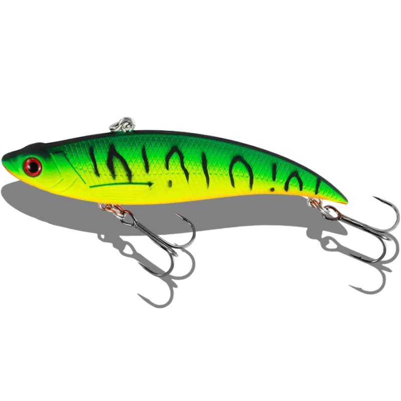 Tsuyoki Ice Fishing Lure 90mm 18g Sinking Vib Lures Wobblers Rattlin Vika 90S