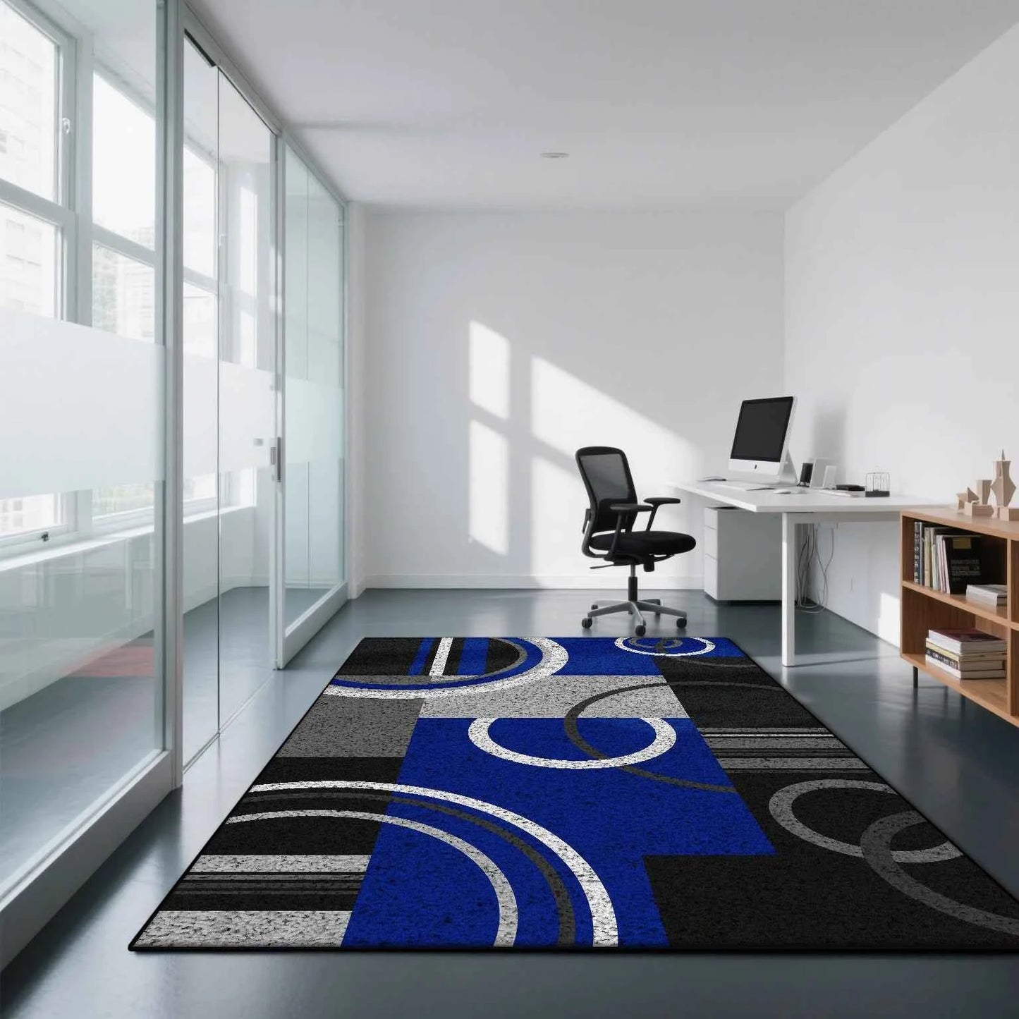 Geometric Modern Style Carpet Living Room Non-slip Gaming Room Decoration Nordic Large Area Rugs Washable Rug Coffee Tables Mat