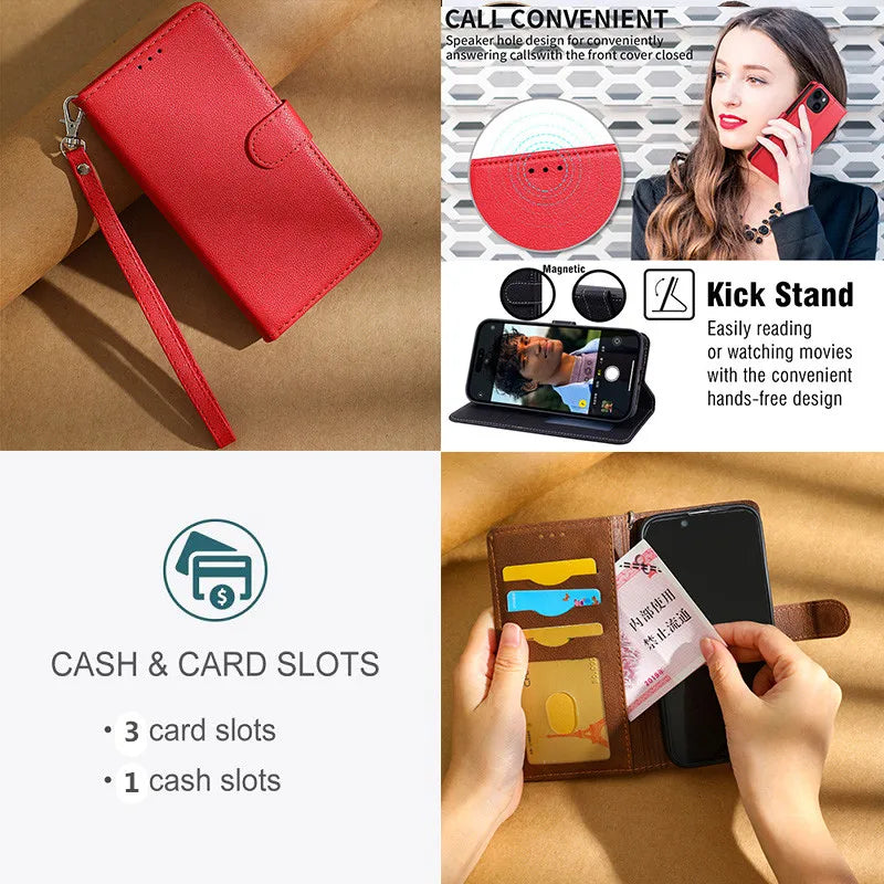 Flip Case For OnePlus Nord 5 Phone Cover OnePlus Nord5 Leather Case Global Version Oneplus Case Nord 5 5G CE 5 CE5 Book Holster