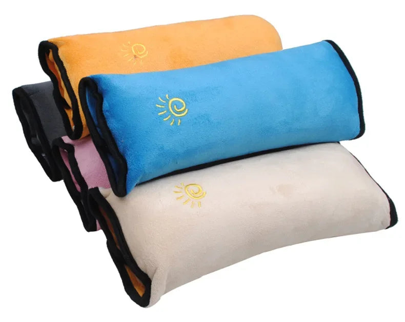 Toddler Baby Car Pillow Shoulder Cushion for Safety Harness Auto Seat Belt Support Pad Kids Travel Pillow Soft Comfort