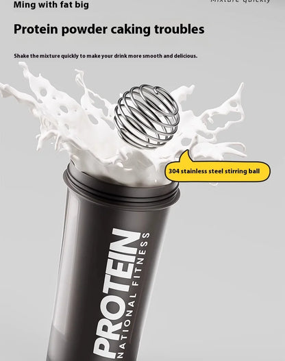 Gianxi Shaking Cup Fitness Sports Water Cup Protein Powder Shaking Cup Milk Shake Brewing Mixing Cup Male Female Cup