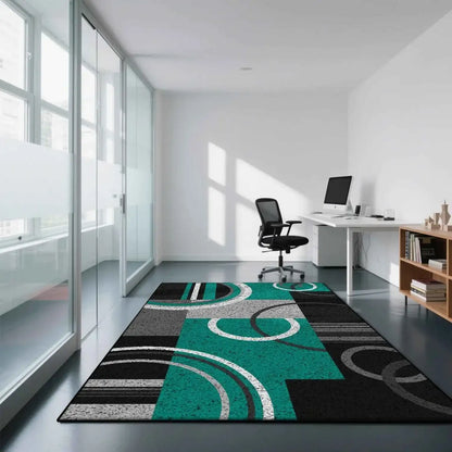 Geometric Modern Style Carpet Living Room Non-slip Gaming Room Decoration Nordic Large Area Rugs Washable Rug Coffee Tables Mat