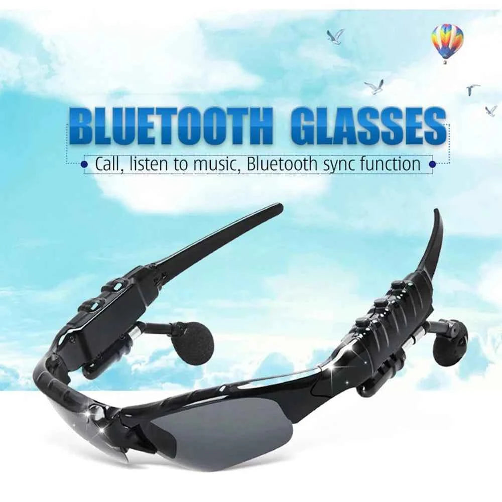 Wireless Earphones Headset With Mic Glasses Sunglasses Driving Noise Reduction