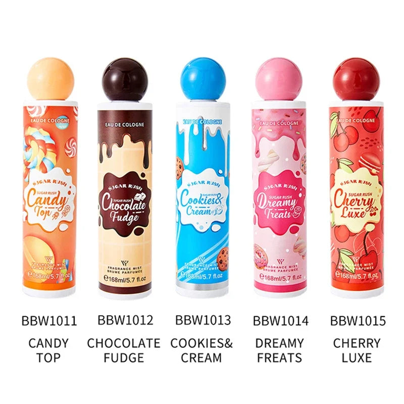 168ML Fruity Floral Perfume Unisex Fresh Scent Strawberry Peach Melon Grape