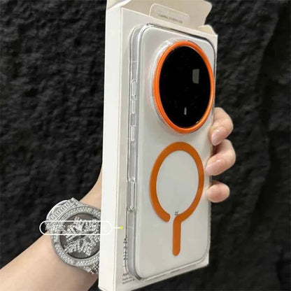 For Honor Magic 8 Pro Case MagSafe Magnetic Transparent Hard Phone Back Cover For Mgaic8 8Pro 5G Slim Shell Bumper