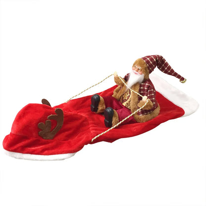 Funny Christmas Pet Cosplay Clothes for Small Medium Dogs Cats Warm Dog Cloak with Santa Claus Pet Costume Happy New Year Gift