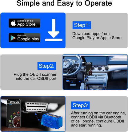 OBD2 Scanner Mini ELM327 V2.1 Code Reader Car Diagnostic Tools Check Engine Scan Car wireless scan tool Fault Detector