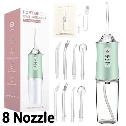 Dental Irrigator Water Flosser Bpa-Free Nozzles Replacement Orthodontic Gurunanda Kids Power Tooth Oral Irrigador Teeth Flossing