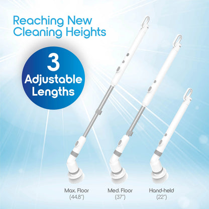 Blossom Electric Cleaning Brush Multifunctional Household Rechargeable Cleaning Tool for Bathroom Kitchen Tyre Electric Scrubber