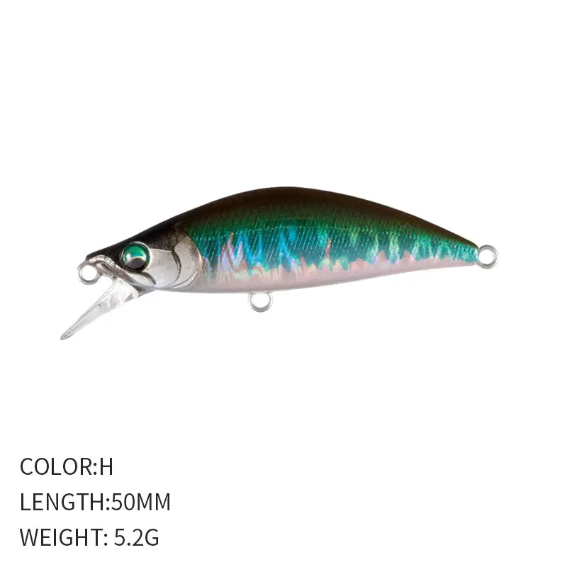 Sinking Minnow Lure 6cm 6.5g Wobbler Jerkbait Bass Sea Fishing Crankbait