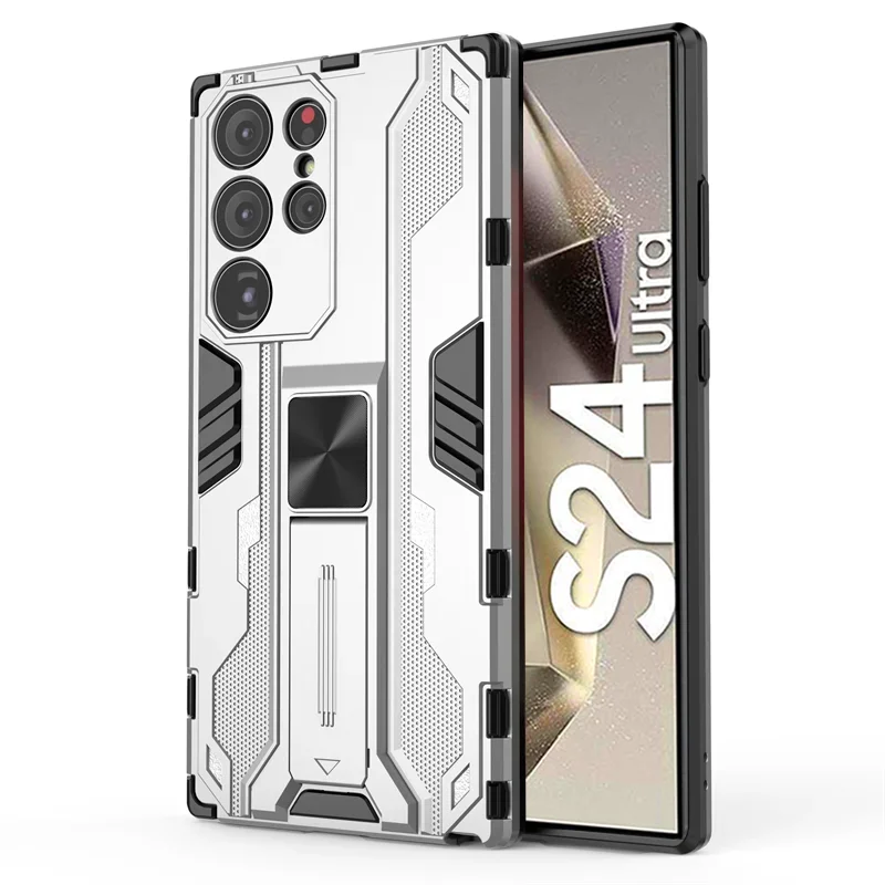 Magnetic Armor Case For Samsung S24 Ultra S23 S22 Plus S21 S21 FE Coque For Samsung A52S A32 A22 A21S A72 Shockproof Phone Cover