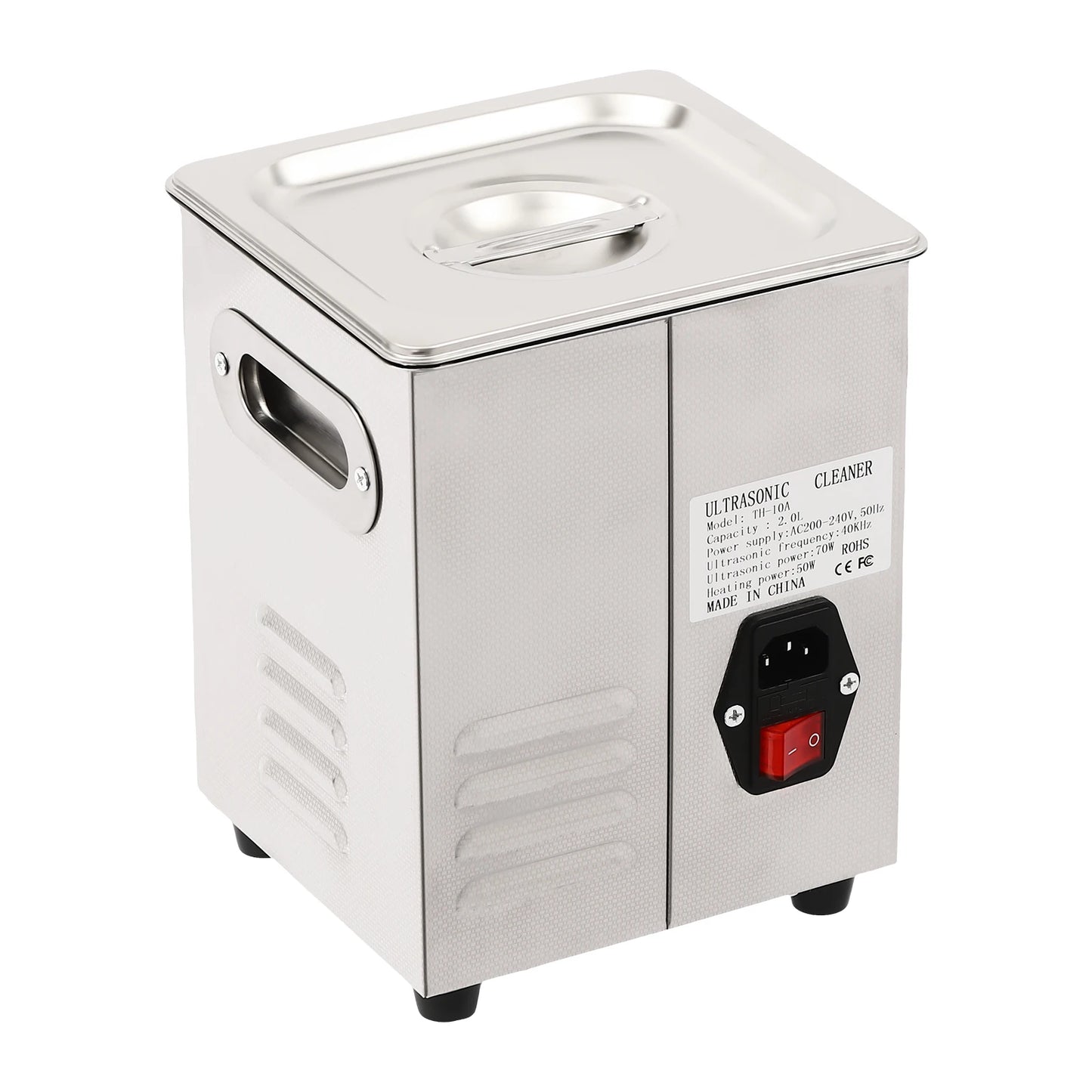 2L Ultrasonic Cleaner, Ultrasonic Cleaning Machine, Ultrasonic Cleaner 40khz AC200-240V used in homes, laboratories