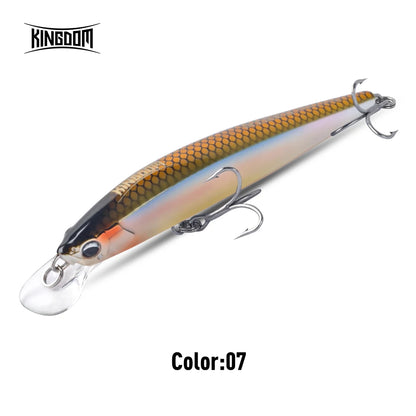 Kingdom Kingart II Minnow Sinking Long Throw Lure 70mm 90mm 110mm Bass