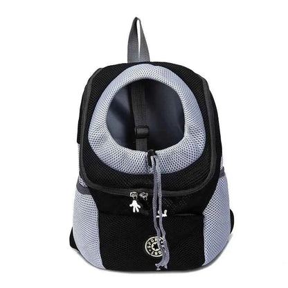 Dog Backpack Carrier Travel Bag Breathable Reflective Strips For Hiking