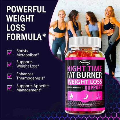 Metabolism Support Gummies For Weight Management And Fat Burning 60 Gummies