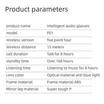 2026 New Hot Sale AI Assistant Smart Glasses 360° HD Sound Smart Touch Control Phone Answer Call Anti-UV Lenses IP4 Riding Gifts