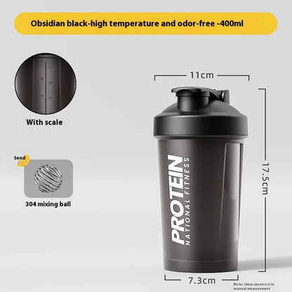Gianxi Shaking Cup Fitness Sports Water Cup Protein Powder Shaking Cup Milk Shake Brewing Mixing Cup Male Female Cup